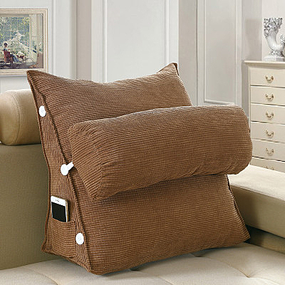 宿舍床上看書電視護腰靠墊靠背臥室學生單人三角靠枕床頭三角枕頭