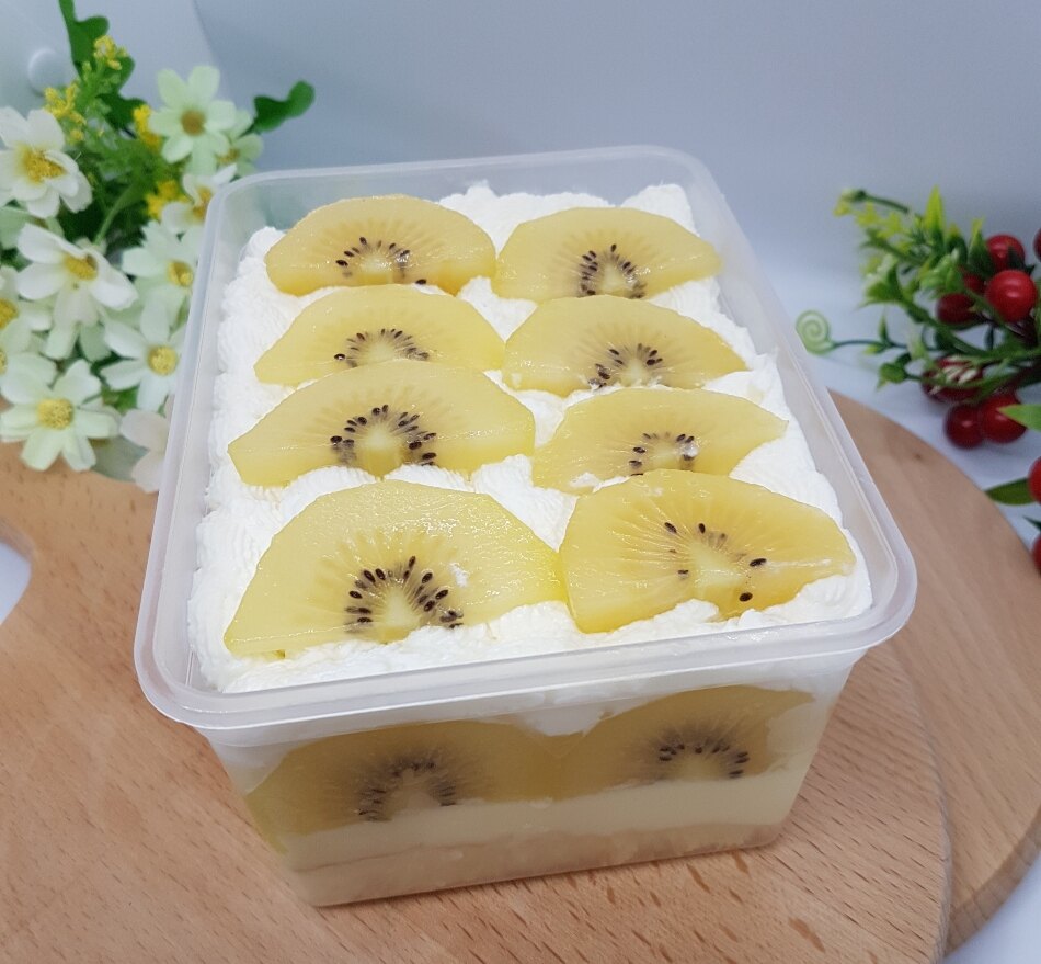 下午茶首選 奇異果布丁蛋糕寶盒 2盒入 輕鬆吃