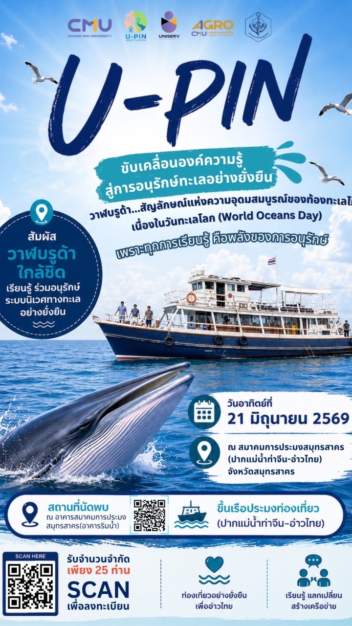 U-PIN รักษ์วาฬ 🐋