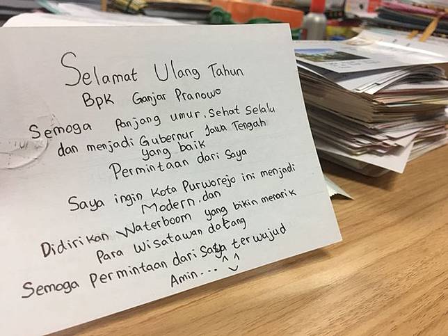 Kirim Surat Ke Gubernur Siswa Smp Minta Doa Agar Langgeng