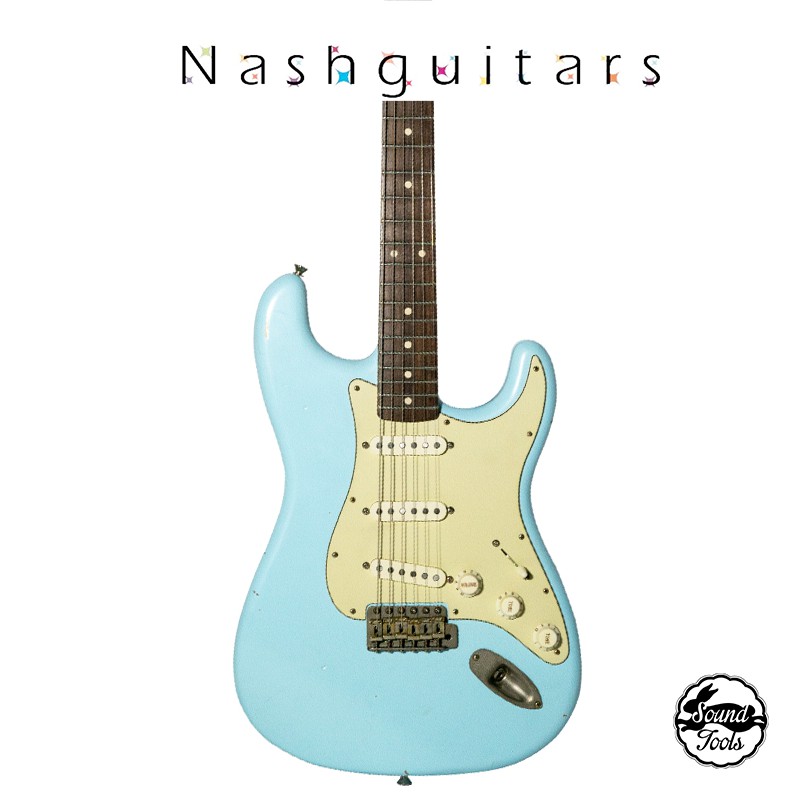 Nashguitars S63 Sonic Blue /客製仿舊吉他 輕度仿古 Light / 玫瑰木指板【桑兔】