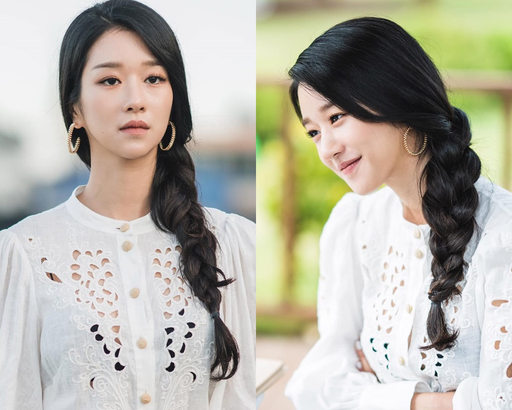 《雖然是精神病但沒關係》徐睿知捲髮造型4：三股辮Ｘ三七分瀏海