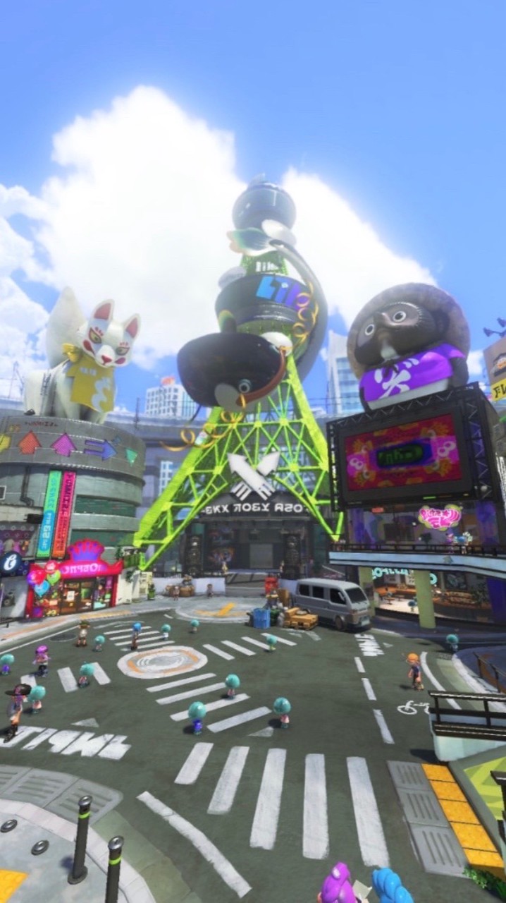 マイクラでSplatoonの世界再現