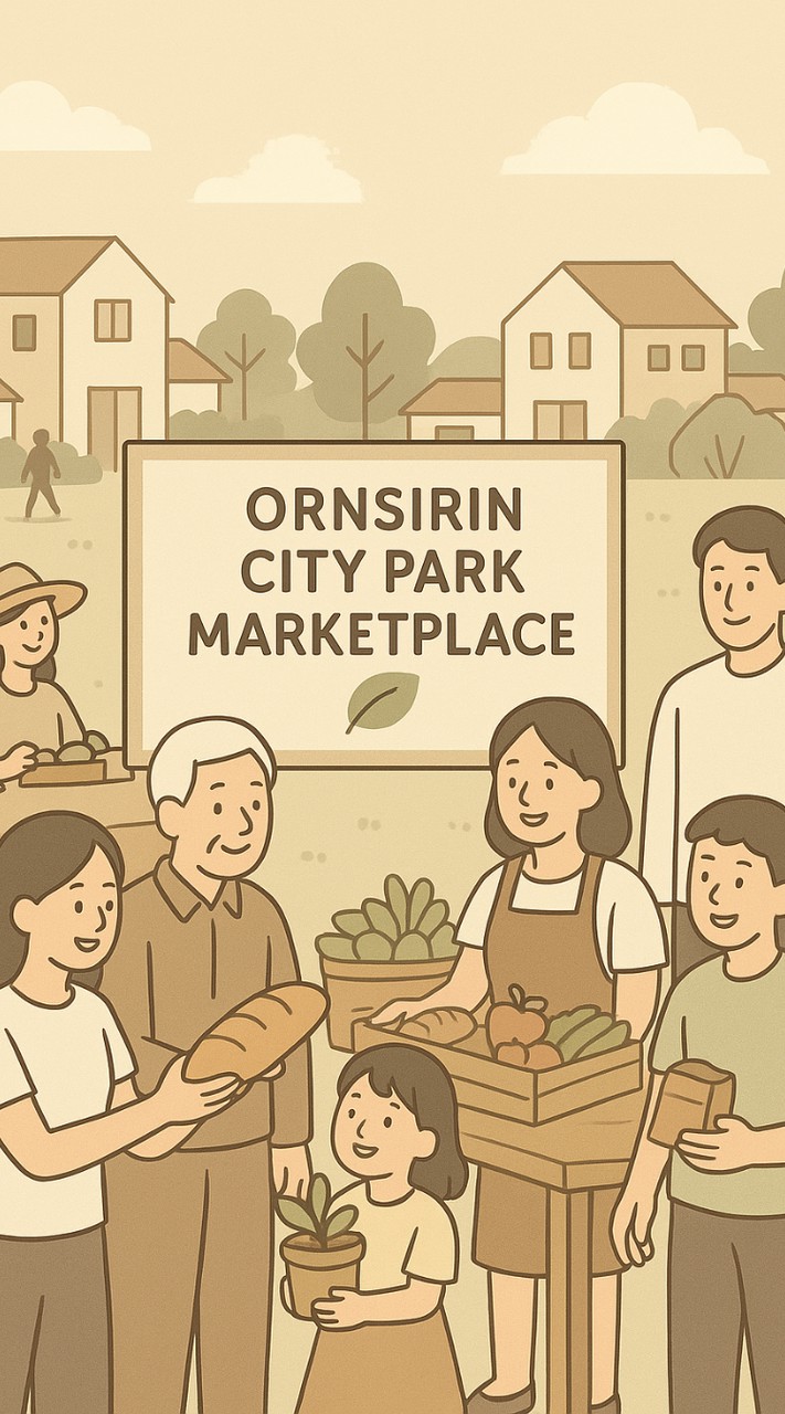 ตลาดนัดลูกบ้านอรสิริน Ornsiri City Park Marketplace