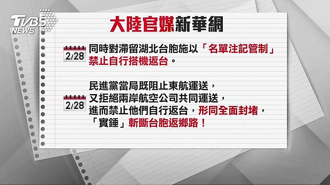 包機卡陸嗆蔡政府！　綠委提「放人自行回台」