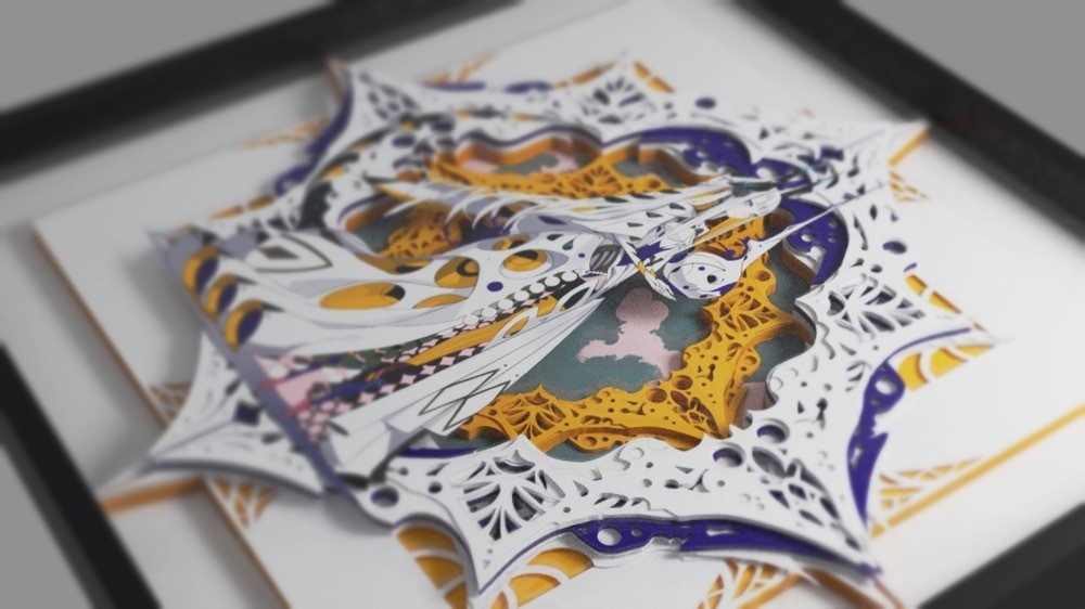 米山舞 RAY - DAWN アクリル LED SSS展 イラストレーター キルラキル