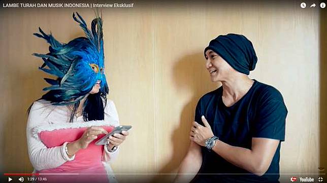 Anji wawancara admin Lambe Turah [YouTube/Dunia Manji]