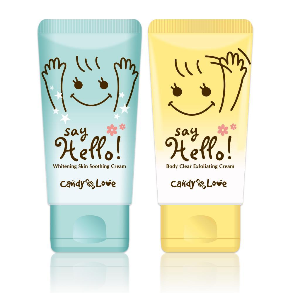 Candy Love Say Hello! 順理毛髮乳霜 (揮手霜) 60ml+水亮亮舒緩嫩白霜 60ml