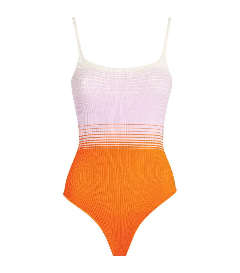 Missoni Stripe-Detail Swimsuit