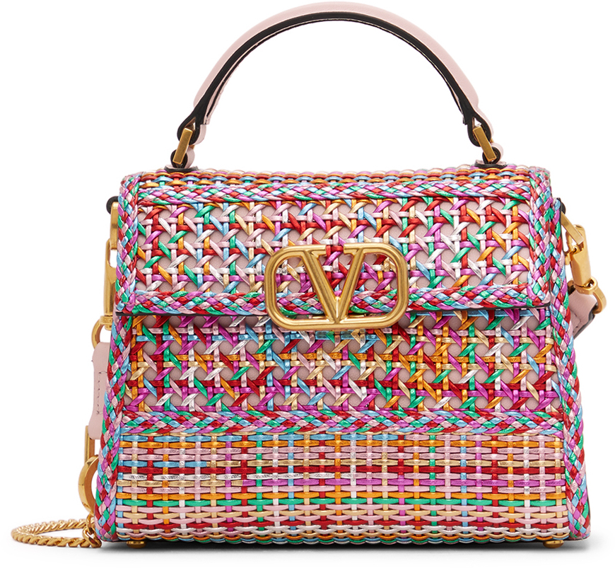 Valentino Garavani 粉色小号 VSling 手提包