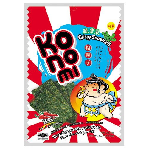 相撲手Konomi脆紫菜海苔-辣味36g【愛買】