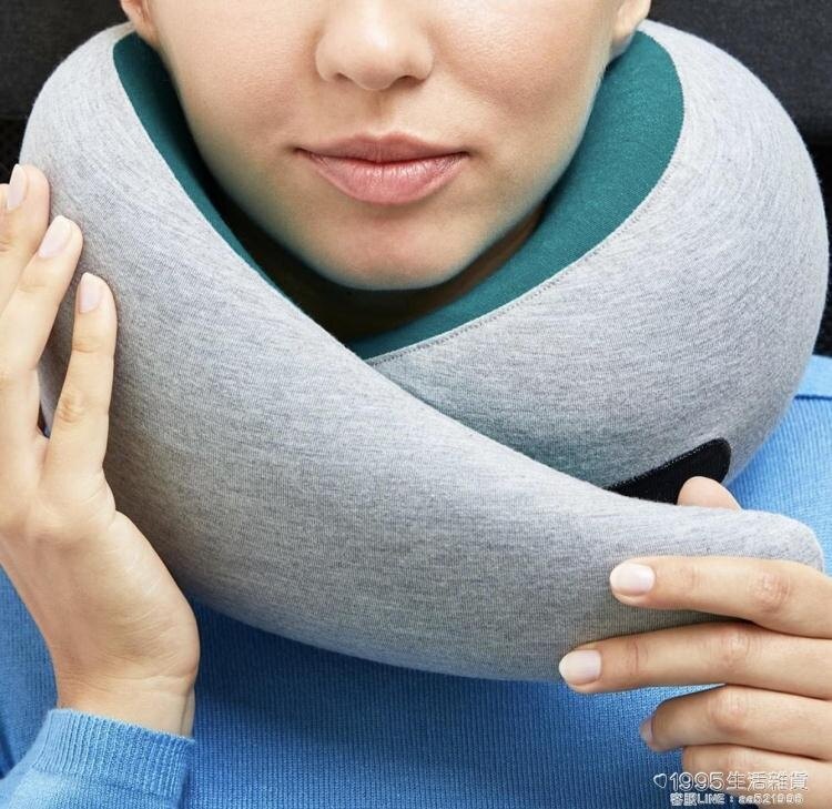 充氣枕 西班牙充氣枕枕記憶棉便攜旅行U型形午睡頸椎脖枕【尾牙精選】