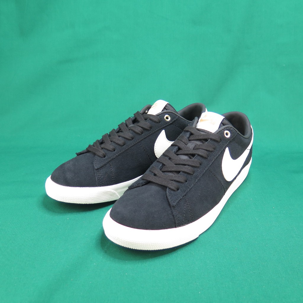 NIKE SB ZOOM BLAZER LOW GT 滑板鞋 704939001 男款 麂皮 黑 【iSport愛運動】