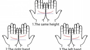 你兩隻手掌的感情線高低落差 透露出你的戀愛傾向！