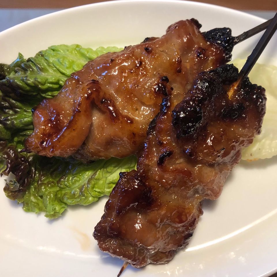 ムーピン 豚肉串焼き