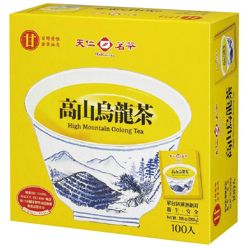天仁高山烏龍茶2gx100Bag袋