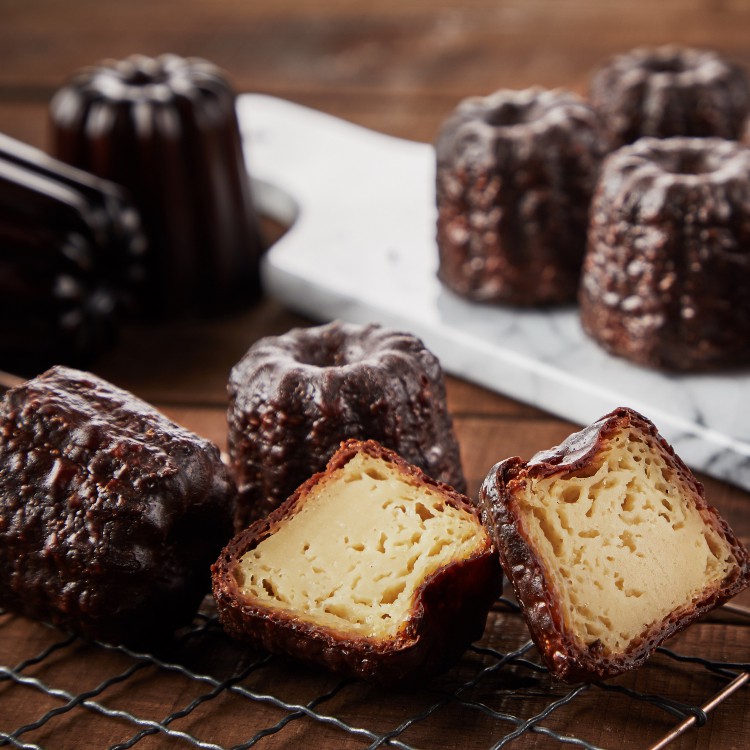 【大成食品】巴黎十五可麗露禮盒(50g/六顆/盒)X2盒(共12顆) 節蛋糕 甜點 伴手禮 法式 超取