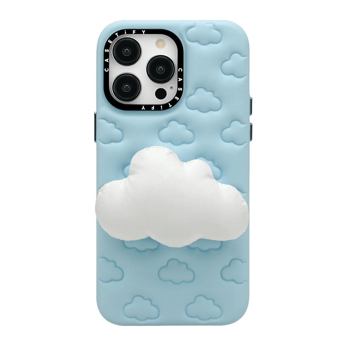 CASETiFY iPhone 14 Pro MaxCASE Blue The Grippy Case iPhone 14 Pro Max The Grippy Case - Marshmallow Cloud casetify