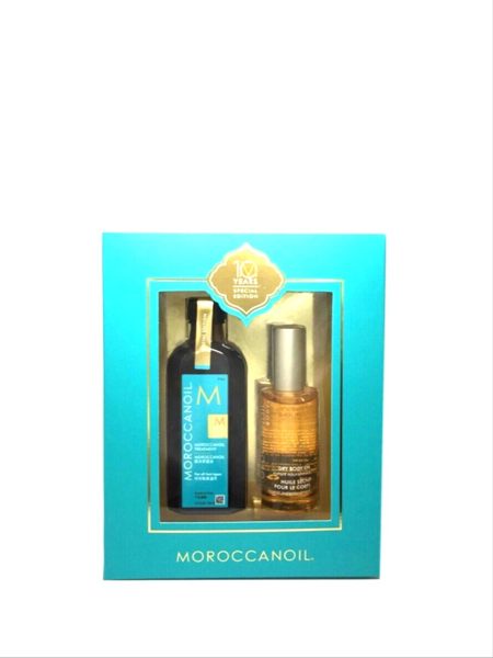 【JC Beauty】 全家當天寄出 附禮盒袋 十周年限定版禮盒 Moroccan oil 摩洛哥 優油 護髮油