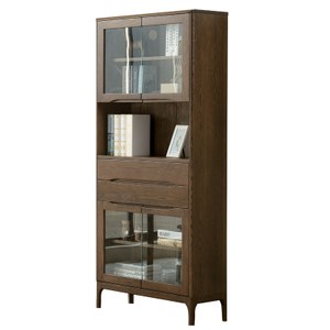 優質橡木 鋼化玻璃 結實耐用