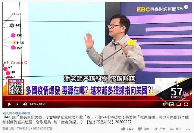 武漢肺炎》潘懷宗「講解」病毒疑源於美國？史書華：這是統戰