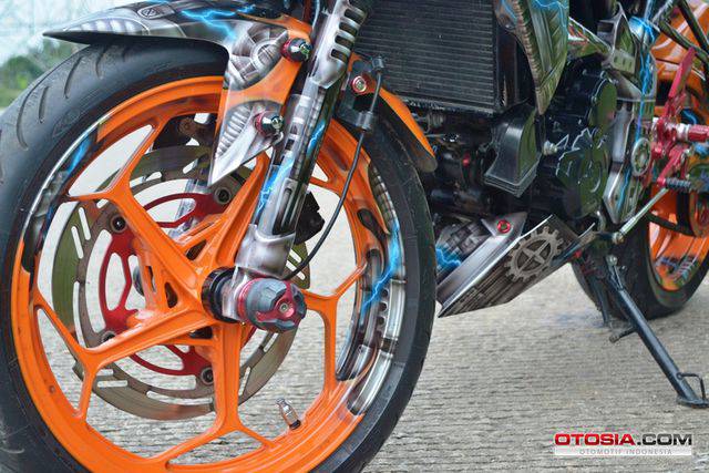  Kawasaki Z250 SL Berotot Grafis Techno