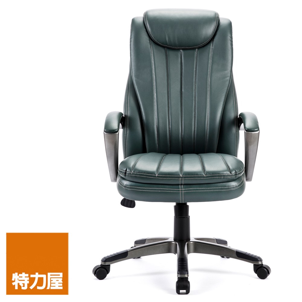 【商品特色】特力屋自有品牌產品優質PU材質椅面，舒適易清理，質感高雅造型扶手，美觀更舒適符合 美國 BIFMA(美國辦公傢具製造商協會) 標準 [原文官網] 氣壓棒雙色烤漆尼龍腳架，穩定性佳50MM尼