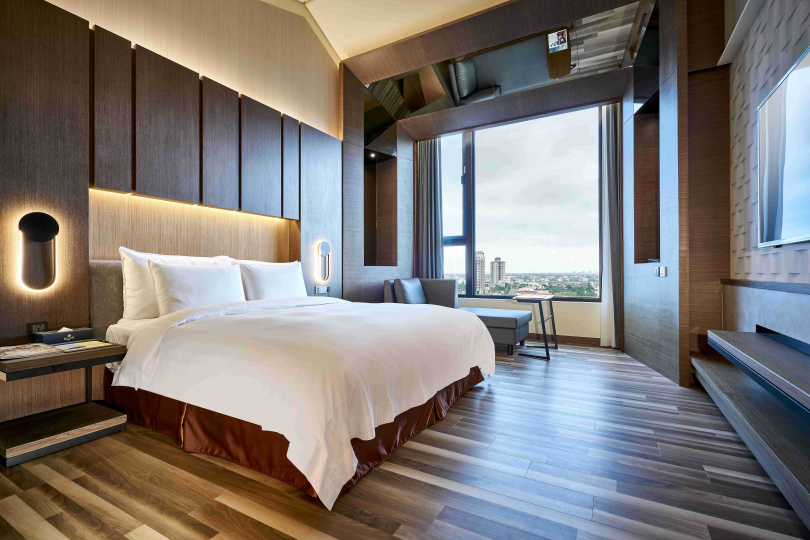 全館共有六種房型、82間房，全房型皆挑高設計。（圖／松風文旅提供）