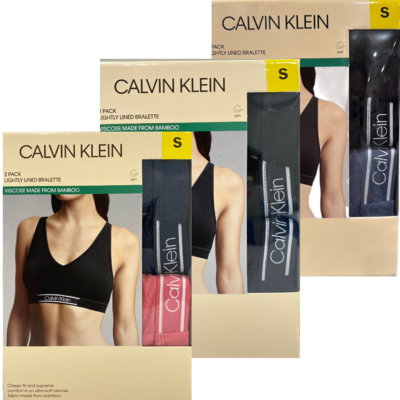 CK無鋼圈內衣2件組-3組色系任選