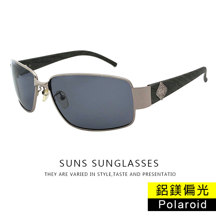 超輕盈鋁鎂合金偏光鏡片 Polaroid駕駛太陽眼鏡 質感非常好，品質有保證！ 附贈 拉鍊掛勾大框眼鏡盒+高潔擦拭布 (規格：170*78*60) 偏光太陽眼鏡，防防眩光、反光、水波光...等 鏡片使