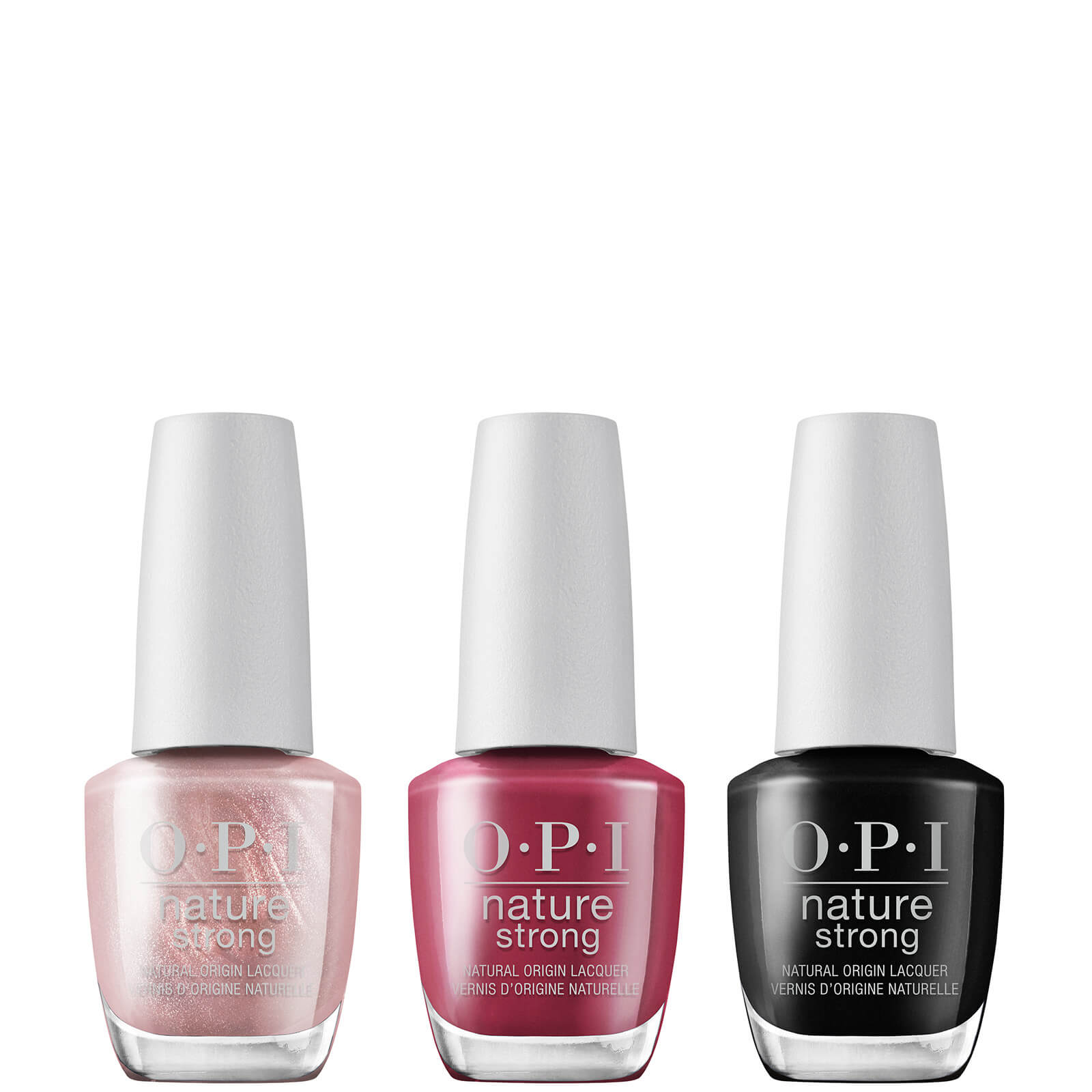 OPI Nature Strong Natural Vegan Nail Polish Trio (Various Colours) - Stones