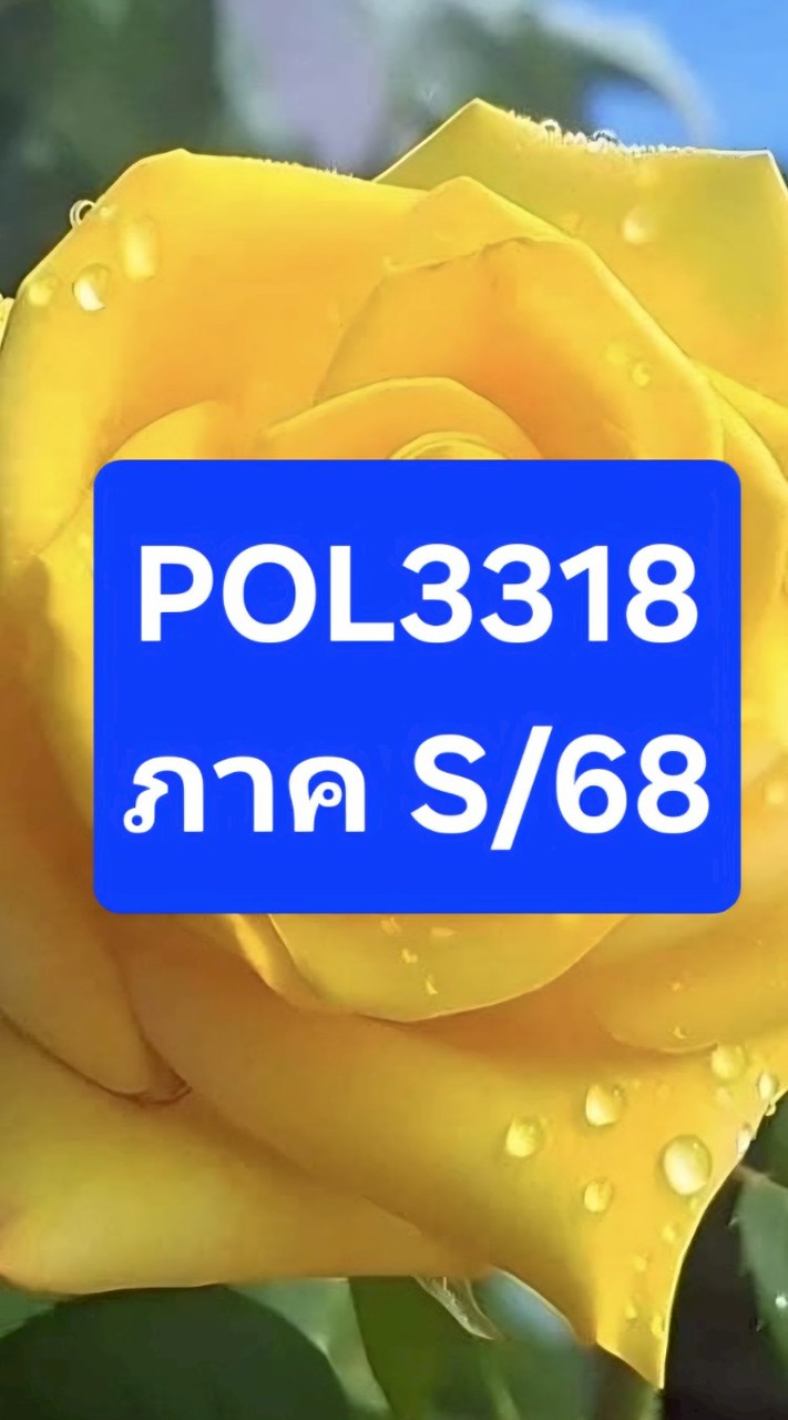 POL3318 ภาค S/68