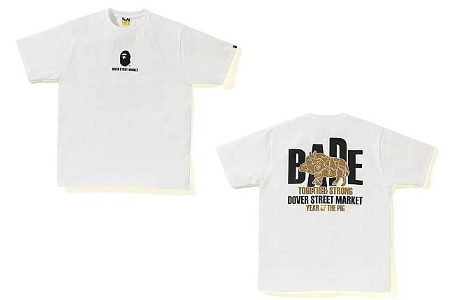 A BATHING APE® X Dover Street Market 推出「豬年」限定T-Shirt