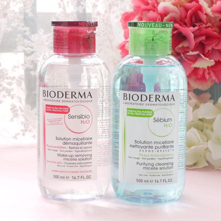 BIODERMA 貝膚黛瑪 高效潔膚液 卸妝水 高效潔膚液 潔膚水 舒妍 / 淨妍 貝德瑪 卸妝水 500ml