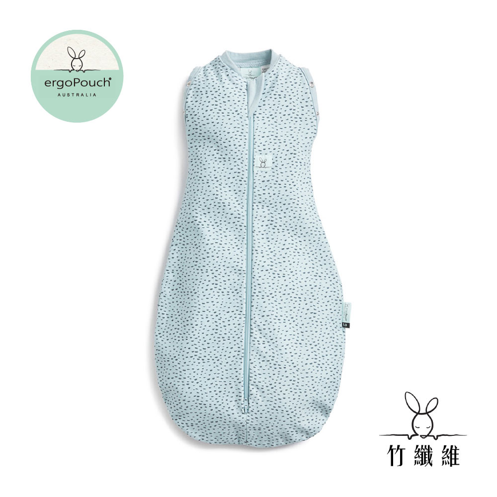 ergoPouch二合一舒眠包巾採用獨特專利設計提高包巾使用便利性再也不需繁瑣的包覆步驟讓襁褓中的嬰兒擁有更安穩的睡眠並可輕鬆轉換為防踢背心用途，延長產品使用期間!此款為0.2T竹纖維材質，竹纖維+有