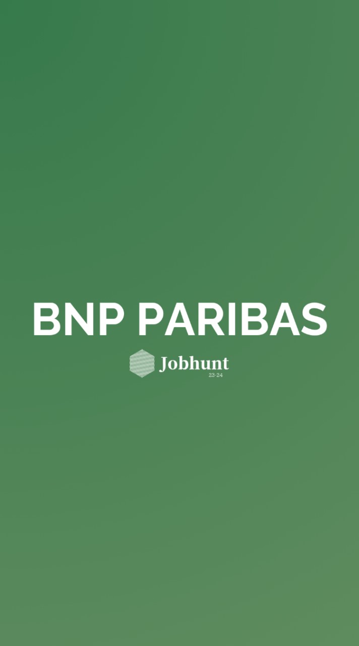 【BNPパリバ】就活情報共有/企業研究/選考対策グループ