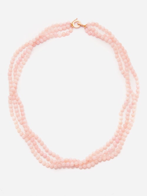 Irene Neuwirth - Kingman Opal & 18kt Gold Necklace - Womens - Pink