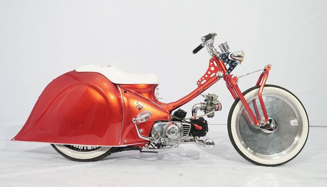 Jangan Super Cub Mulu Honda C70 Custom Bagger Begini Juga Asyik Gridoto Line Today