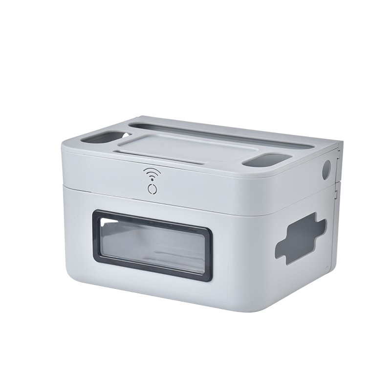 無痕貼WIFI數據機牆面收納盒 多層收納不擋訊號 延長線路由器置物箱【HA0301】《約翰家庭百貨