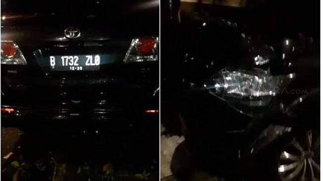 Mobil Setya Novanto menabrak tiang listrik. [Suara.com]