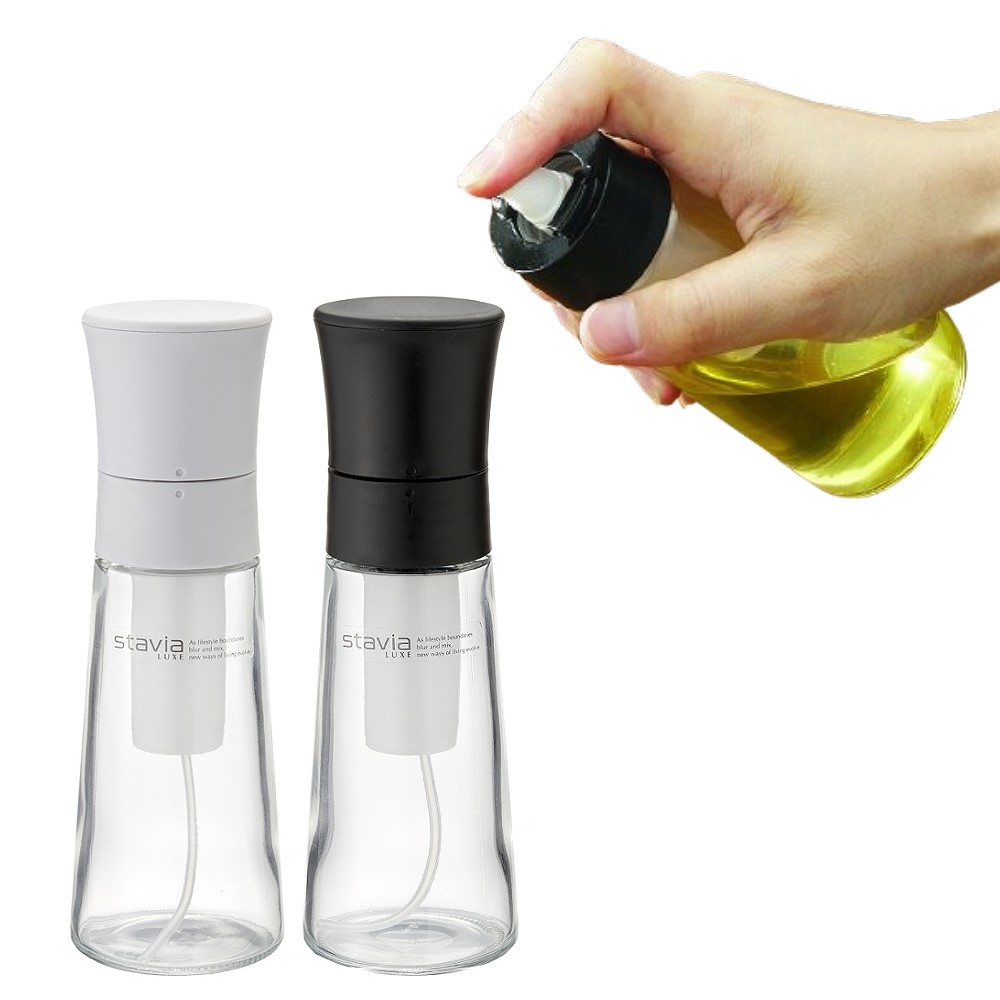 均勻料理食材 ■ 對於蔬果沙拉，食物燒烤，麵食提味，只需少量的調味油量，就可簡單調理，享受美食，節省以前不經意的用油太多，與金錢浪費 ■ 一般調味醬油，米酒，醋，沙拉油，都適用 ■ 玻璃材質瓶身，無塑