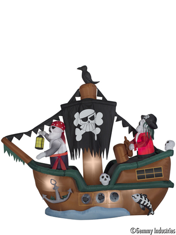 X射線【W7761】骨頭海盜船充氣，萬聖節/萬聖佈置/充氣擺飾好收納/萬聖充氣/死神/會場佈置/打卡神器/舞會道具/拱門。廚房,生活雜貨與文具用品人氣店家X射線 精緻禮品的首頁有最棒的商品。快到日本N