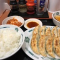 W餃子定食+キムチ - 実際訪問したユーザーが直接撮影して投稿した芝浦中華料理日高屋 田町東口店の写真のメニュー情報