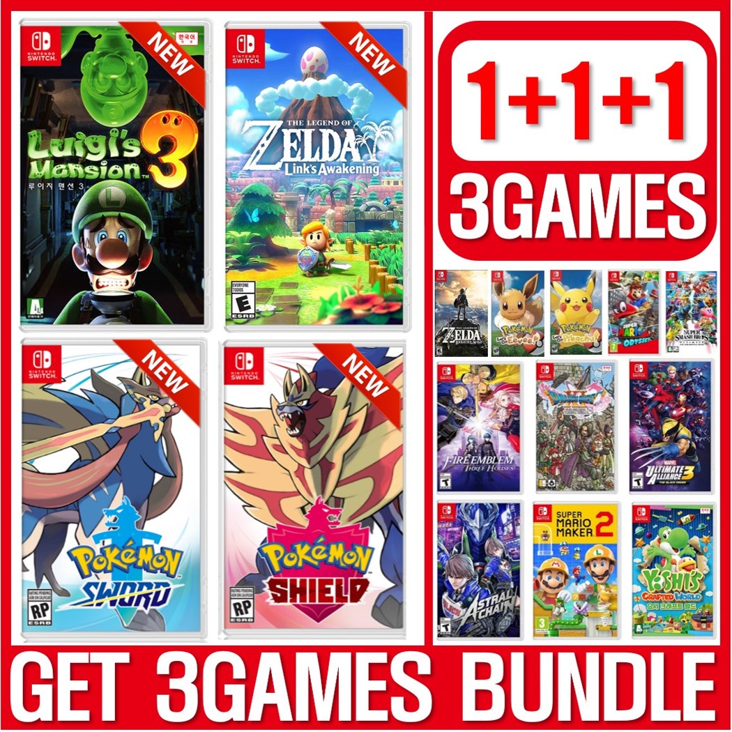 任選三片3779★單片只要1259★【Nintendo】 熱門任天堂遊戲任選3片 支援中文版