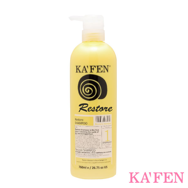 還原洗髮溫和潔淨秀髮，同時補充水分改善髮質。