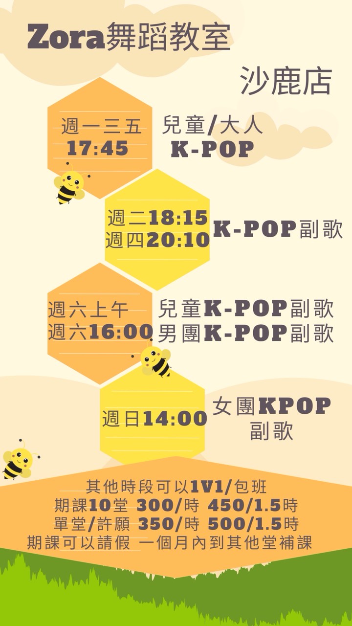 台中海線沙鹿Zora舞蹈教室