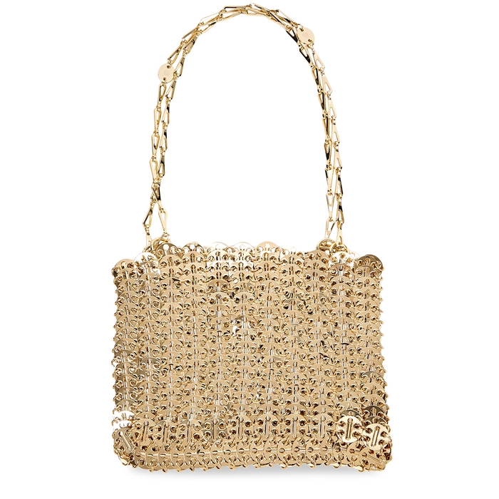 Paco Rabanne 1969 Medium Gold-tone Disc Shoulder Bag