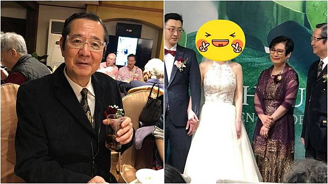 65歲資深藝人巴戈嫁女兒。圖／翻攝自向娃臉書