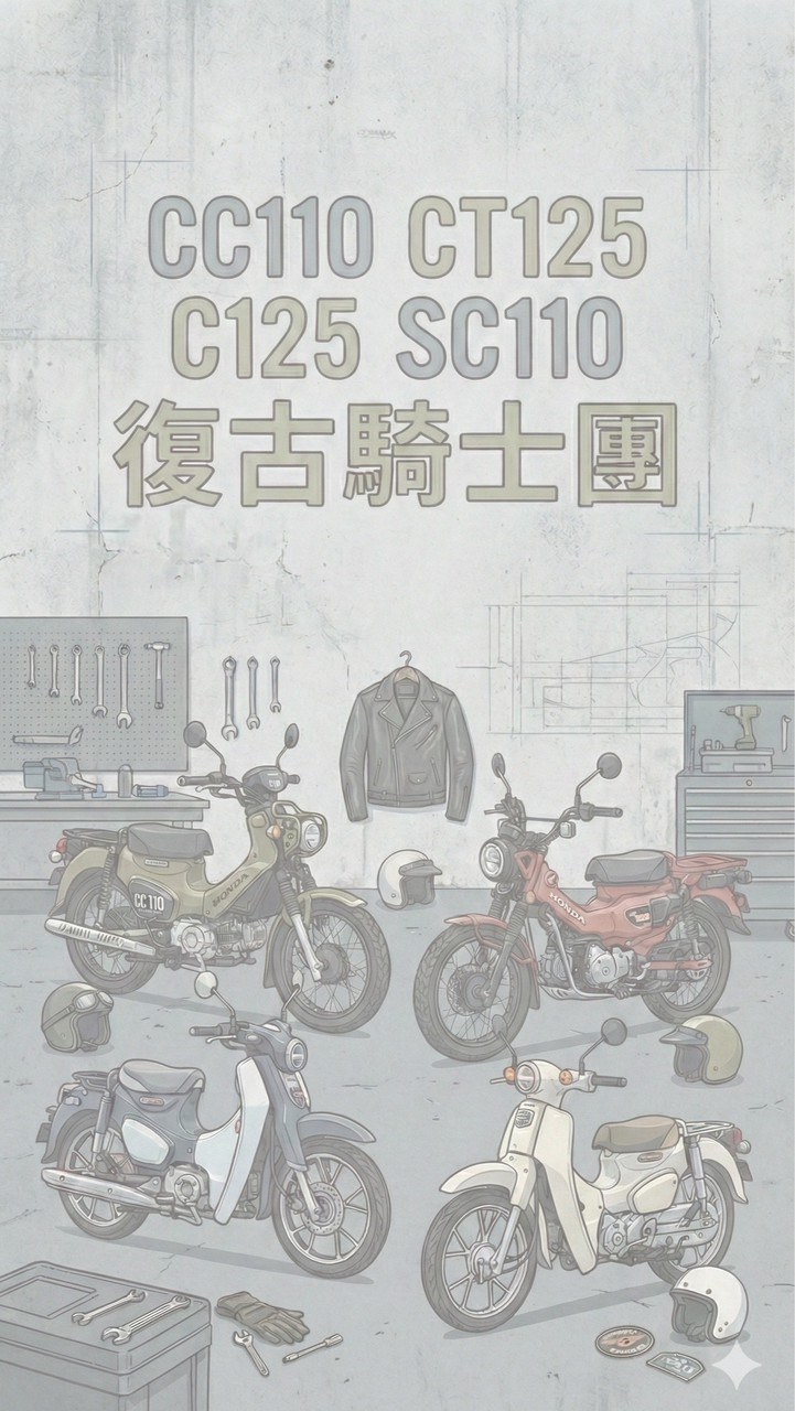 CC110 CT125 C125 SC110 復古騎士團