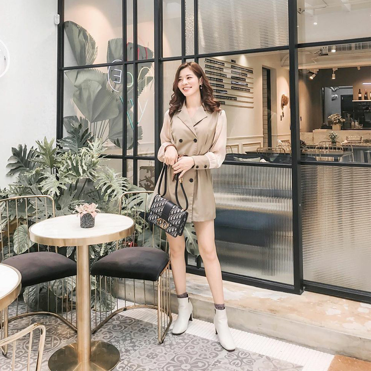 短靴 踝靴 白色靴 奶茶色 奶茶色穿搭 白靴穿搭